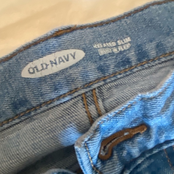 OLD NAVY DISTRESSED JEANS  SIZE 32”/32” - Picture 2 of 3